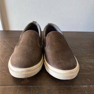 Little Boy Brown Slip On Shoe